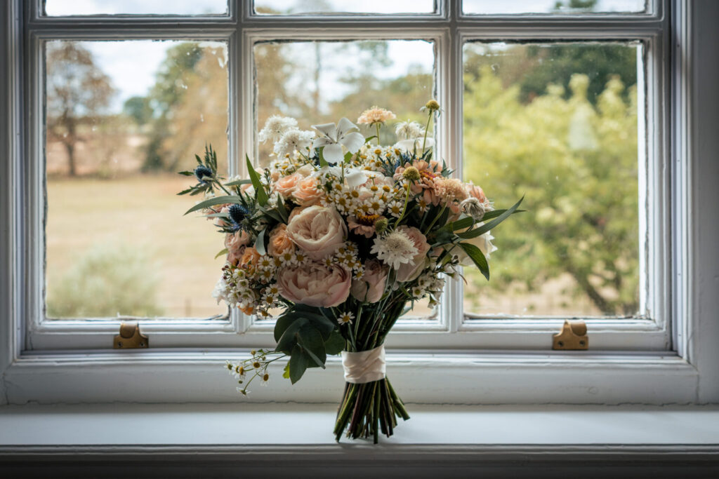 Bride's bouquet for a fun personalised wedding